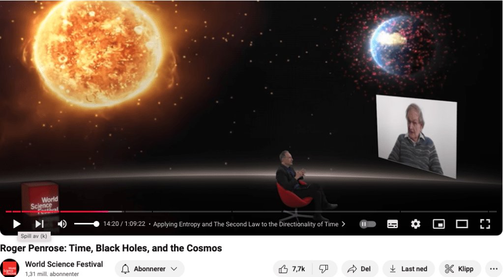 ENTROPILOVA KOLLAPSAR BYLGJEFUNKSJONEN. LIKEVEL TENKER VI KONSTRUKTIVT FOR Å FÅ ORDEN I TANKELIVET, ER DET VED SUPERPONERING AV BYLGJEFUNKSJONAR? ER DET BEVISSTHEITA SOM KOLLAPSAR BYLGJEFUNKSJONEN VED Å SENDE SIGNAL GJENNOM EFFERENT&nbsp;NERVESYSTEM?